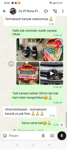 Testimonial Papan Bunga curuglemo